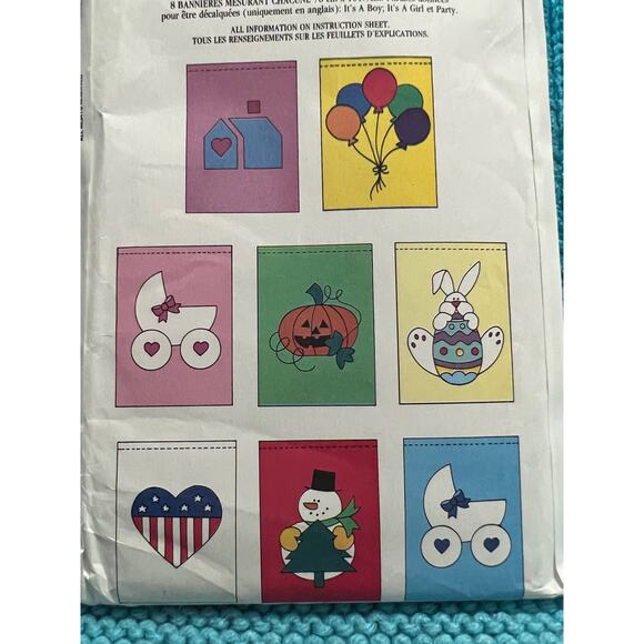 Butterick 5405 Pattern decorative flag - Picture 2 of 3